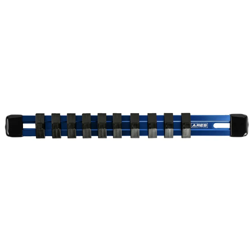 ARES 60076 - 1/4-Inch Drive Zeeblauw 9.84-Inch Socket Organizer