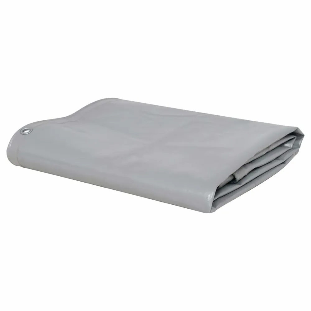 Fornorth Portable Garage Replacement Tarp 4x8m, Light grey