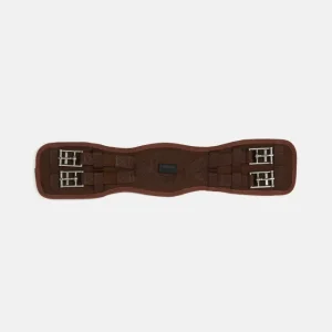 Samara Shaped Neoprene Dressage Girth Elastic Demitasse Bruin 24"