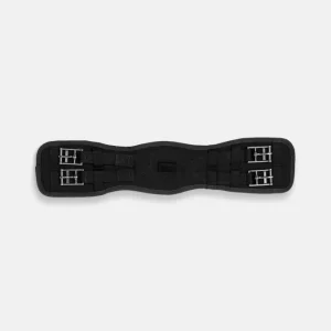 Samara Shaped Neoprene Dressage Girth Elastic Koolzwart 18"