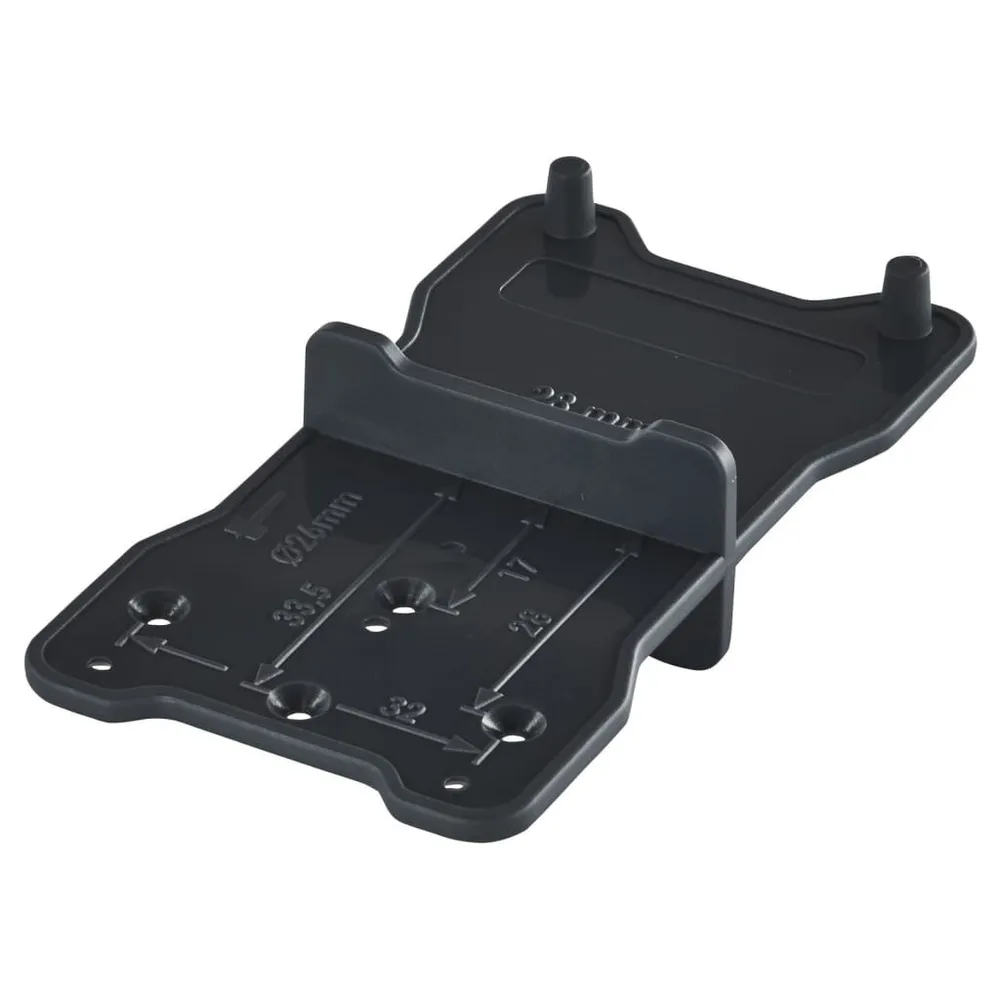 wolfcraft 2-delige Boorbitset forstner zwart