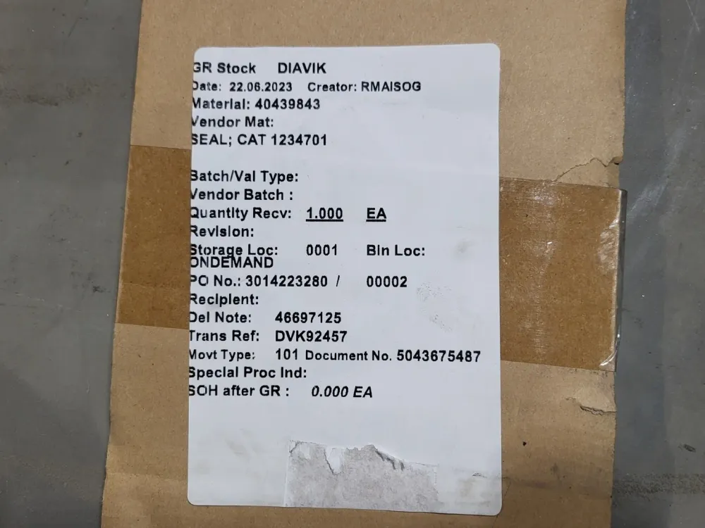 6mm Vol Seal 123-4701