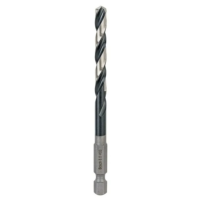 Bosch Metaalboor HSS 6 mm - zeskant - 1 st., Boordiameter: 6 mm