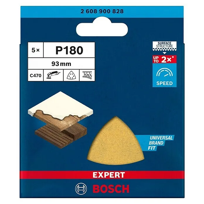 Bosch Expert Schuurpapier C470 - Korreling: 180, 5 st.
