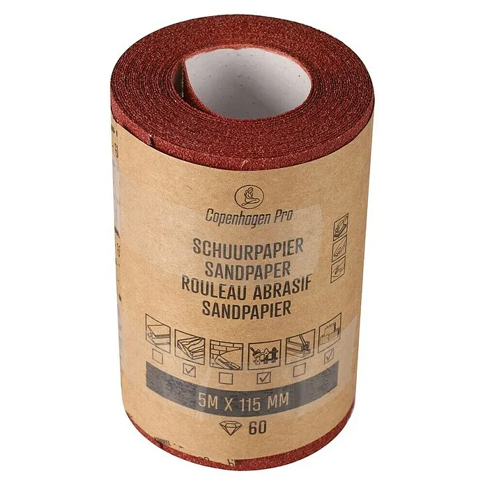 Copenhagen Pro Schuurpapier - l x b: 5 m x 115 mm, 60