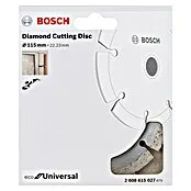 Bosch Diamantdoorslijpschijf Eco Universeel - Schijfdiameter: 115 mm