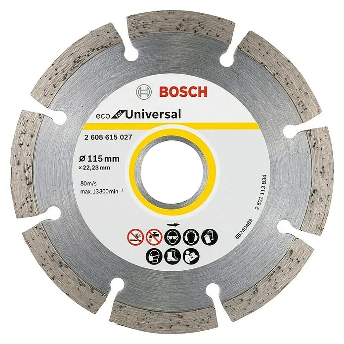 Bosch Diamantdoorslijpschijf Eco Universeel - Schijfdiameter: 115 mm