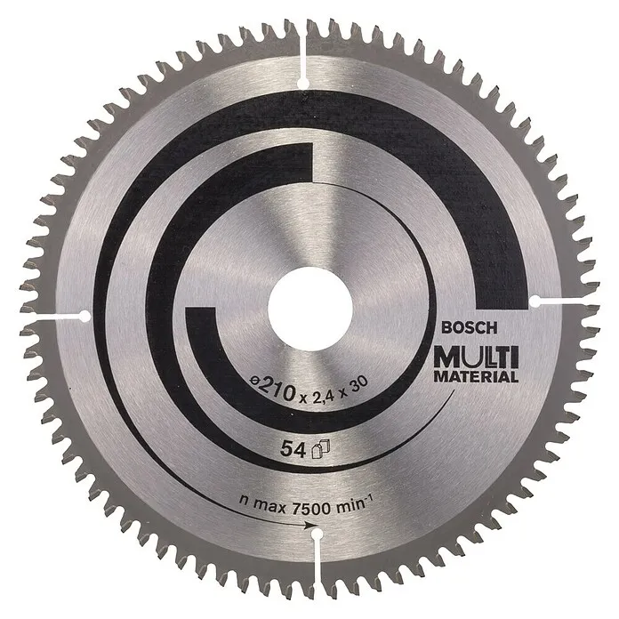 Bosch Cirkelzaagblad - Diameter: 210 mm, Boorgat: 30 mm, 80 st.