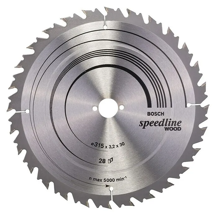 Bosch Cirkelzaagblad - Diameter: 315 mm, Boorgat: 30 mm, 28 st.