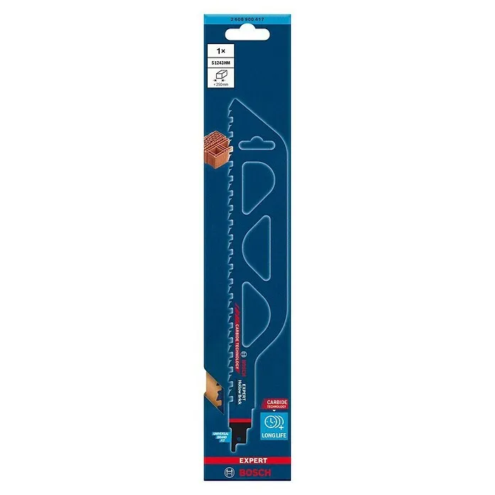 Bosch Expert Reciprozaagblad S 1243 HM - Lengte: 300 mm, Werklengte: 250 mm