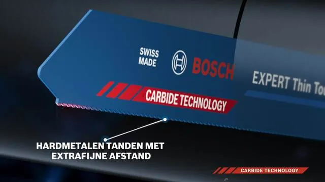Bosch Expert Reciprozaagblad Gering Tough Metal - Lengte: 200 mm, Inox/roestvrij staal
