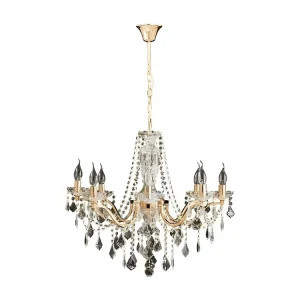 Odessa Hanglamp, Gouden, 12x14x38 cm, EPIKASA