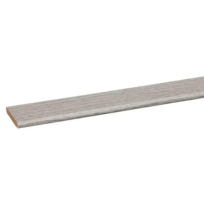 Plakplint Helder Grijs - Licht Grijs, l x b x h: 240 cm x 26 mm x 4 mm