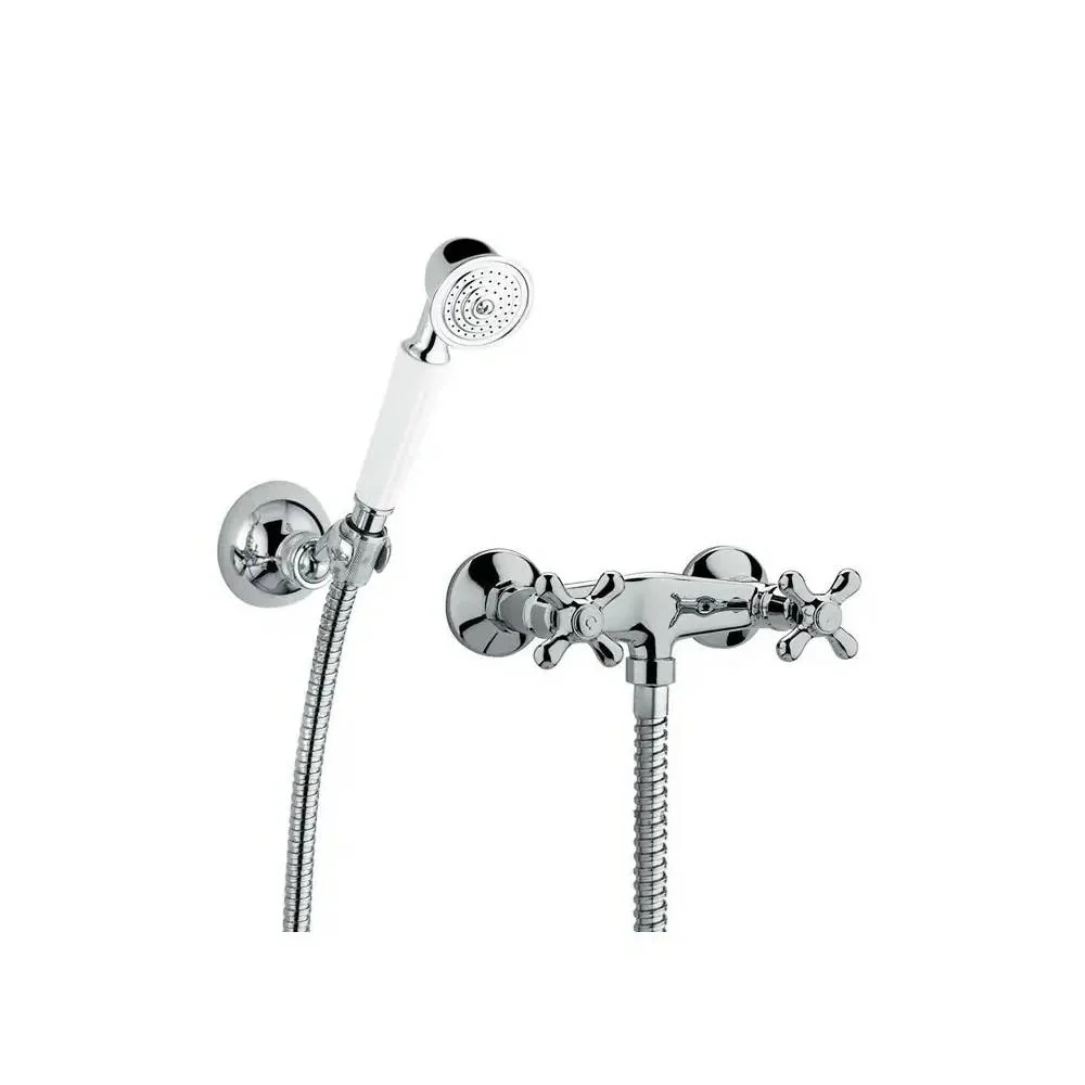 Professionele Kwaliteit External shower group hand shower Iris series model IRV168DCR verchroomd Paffoni