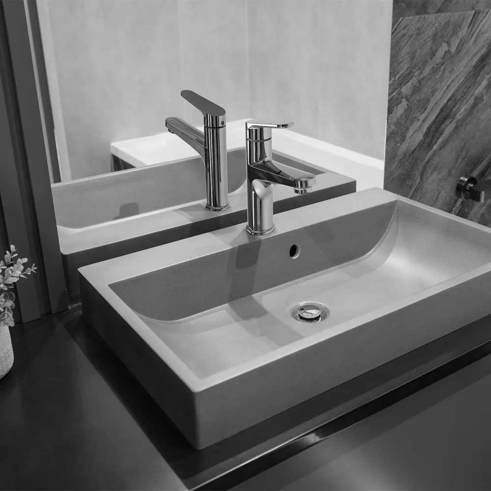 Wortel Pull-out basin mixer Paffoni Appelgroen series - Chrome