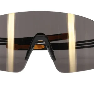 Site Boss Enhanced Coverage Frameless Safety Glasses, Koolzwart Temples, Gold Mirror Plus Lens, and Anti-Scratch Coating 2...