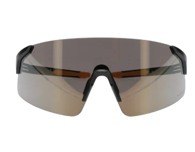 Site Boss Enhanced Coverage Frameless Safety Glasses, Koolzwart Temples, Gold Mirror Plus Lens, and Anti-Scratch Coating 2...