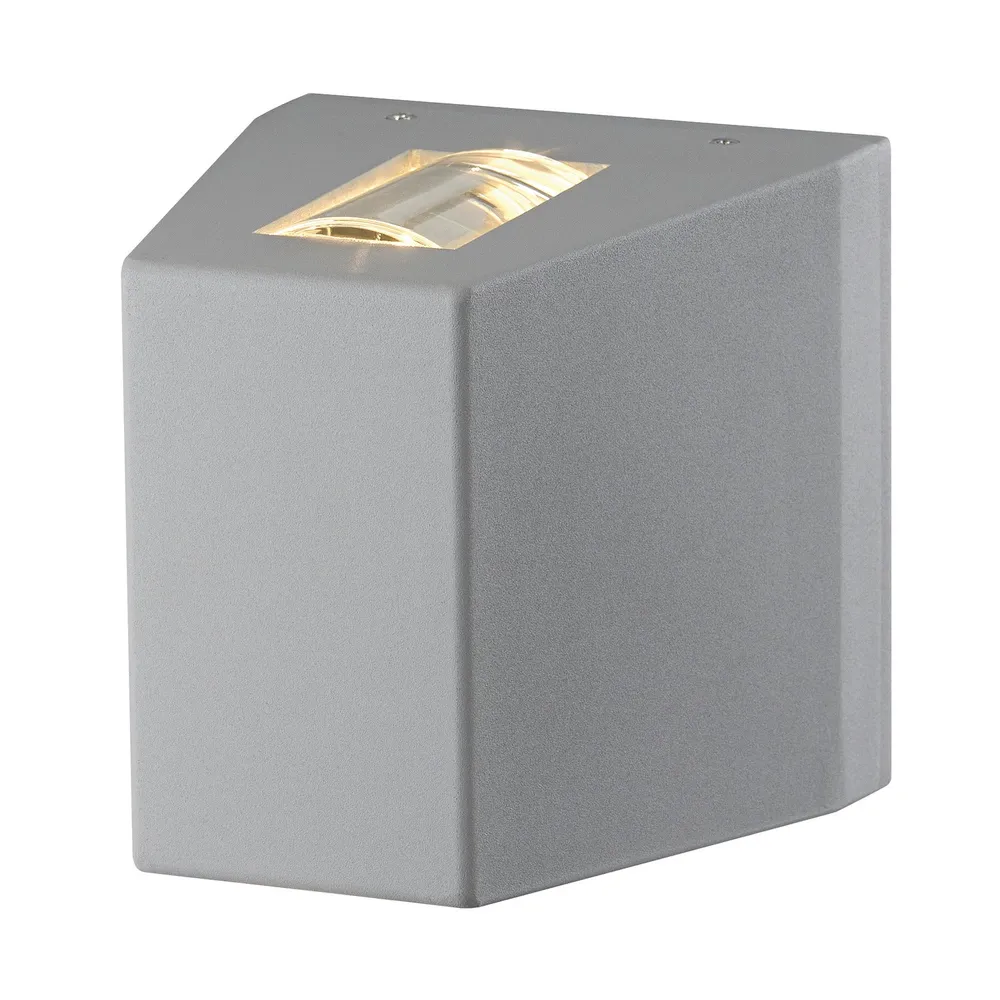 SLV Buitenlamp OUT-BEAM UP/FLOOD Down IP44 Grijs voor Plafondmontage