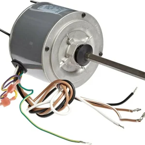 Fasco D7748 5.6" Frame Open Ventilated Permanent Split Capacitor Condenser Fan Motor Ball Bearing, 1/3HP, 1075rpm, 208-230...