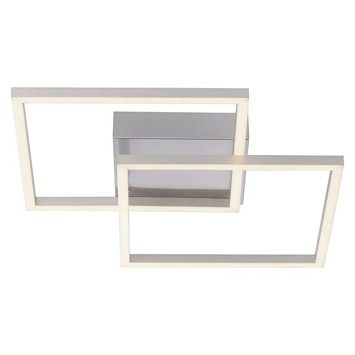 Just Light Led-plafondlamp - 17,5 W, l x b x h: 35,9 x 35,9 x 7 cm, Zacht wit