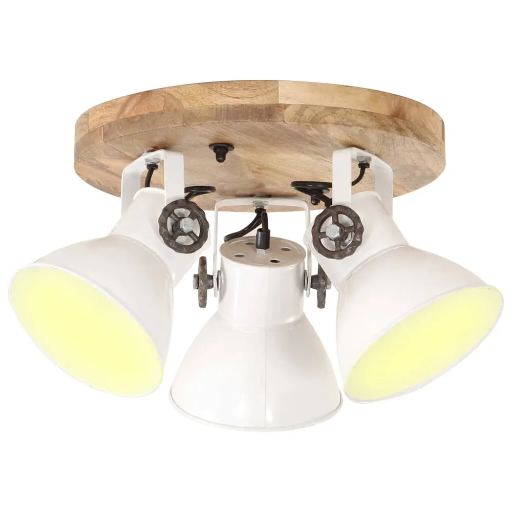 Dimbare Spot Plafondlamp industrieel 25 W E27 42x27 cm wit