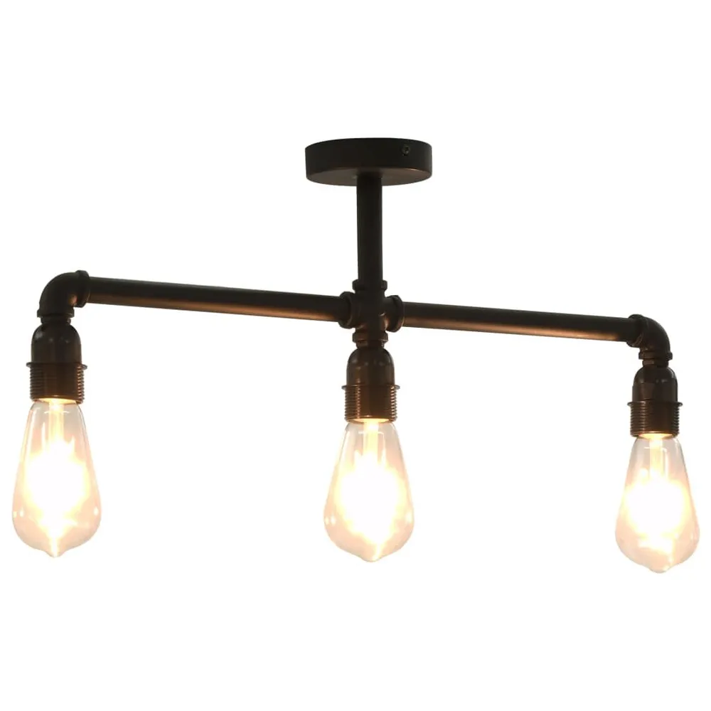 Dimmbare Plafondlamp 3xE27 zwart