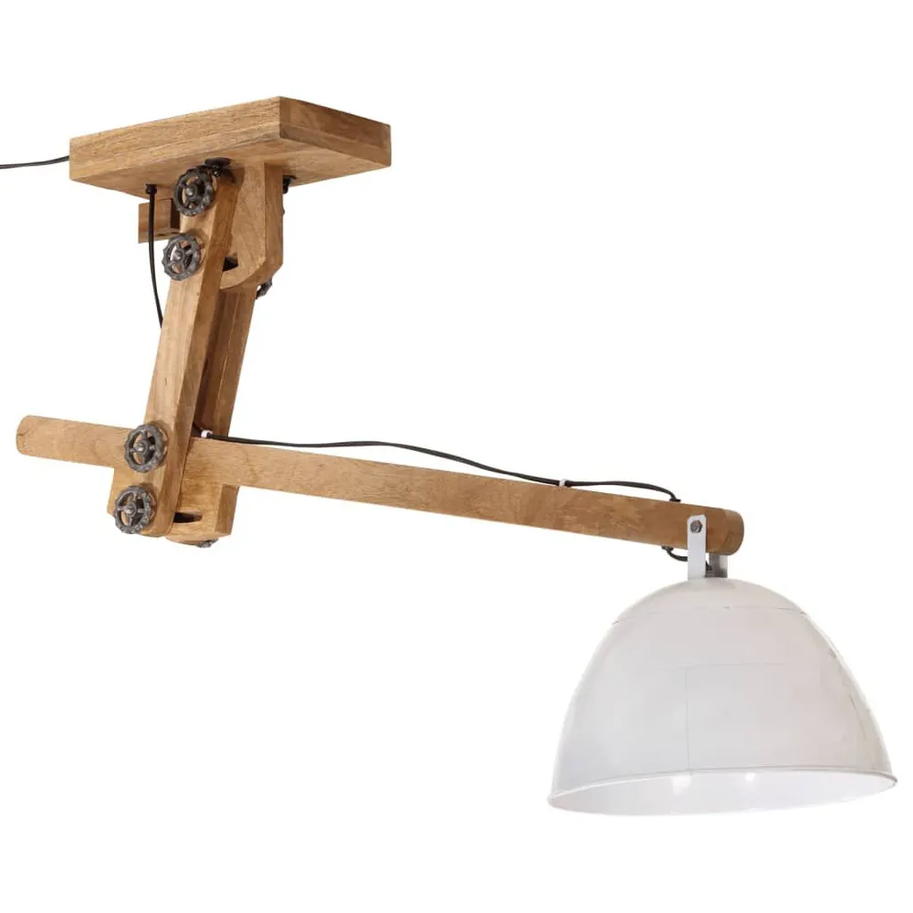 Industriële Stijl Plafondlamp 25 W E27 105x30x65-108 cm wit