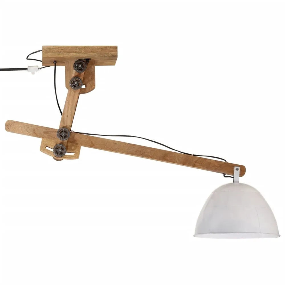 Industriële Stijl Plafondlamp 25 W E27 105x30x65-108 cm wit