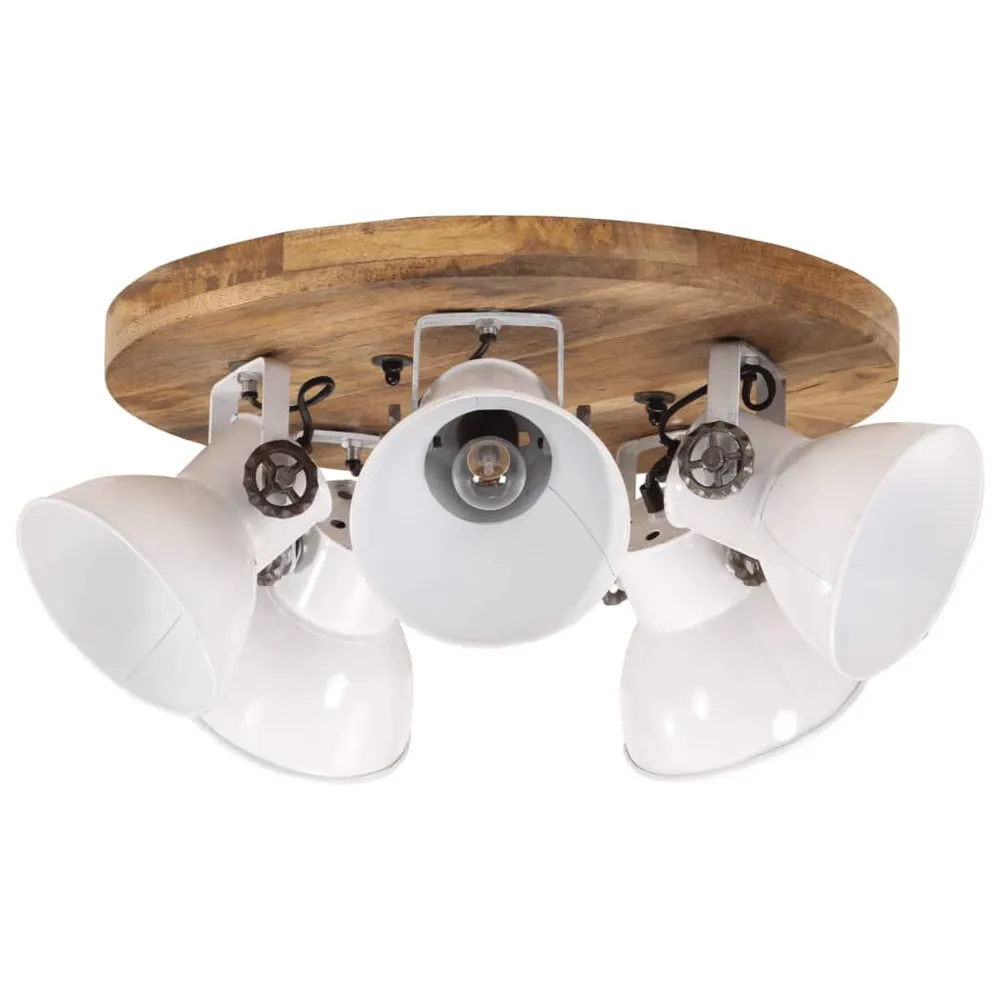 Plafondlamp 25 W E27 50x50x25 cm wit Chroom Afwerking