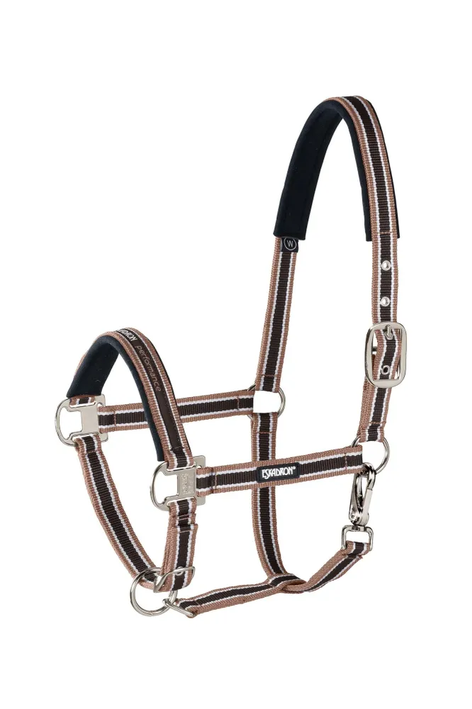 Verstelbaar Inbouwsysteem Halter Pin Buckle Hazelnut-Creme-Darkbrown P