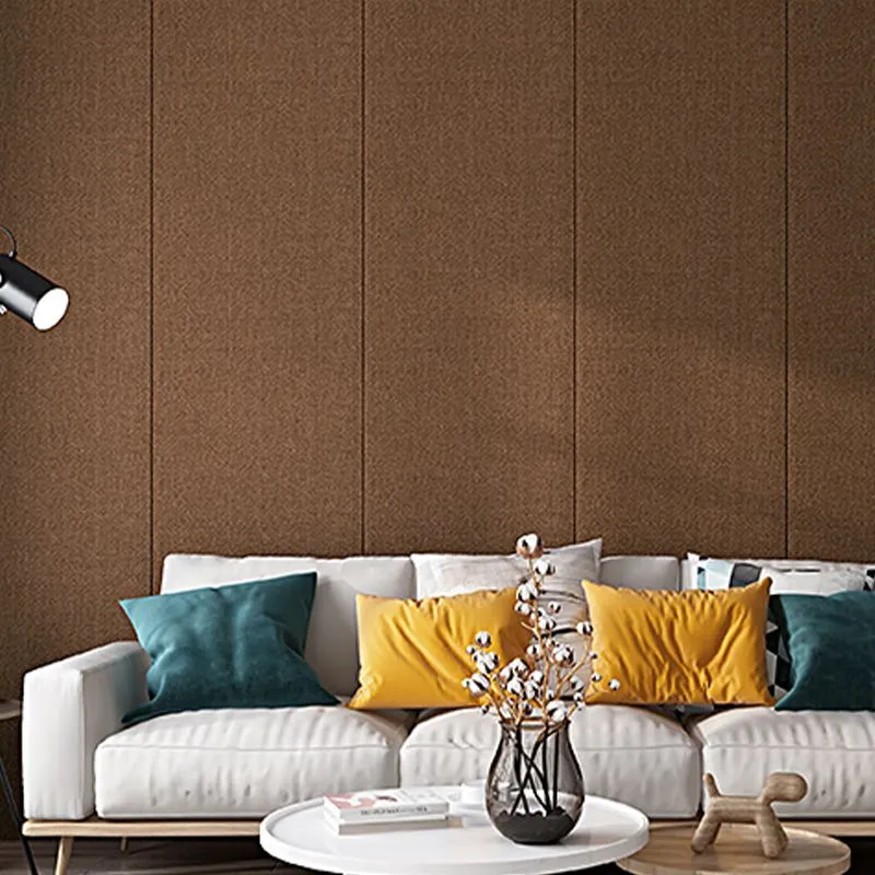 Gegalvaniseerd RVS Modern Wall Covering Paneling Linnenstof Material Wall Interior Water Proof Plank White
