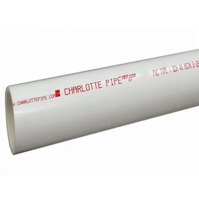 Charlotte Pipe 1/2- x 5-Ft Schedule 40 VINYL Pipe