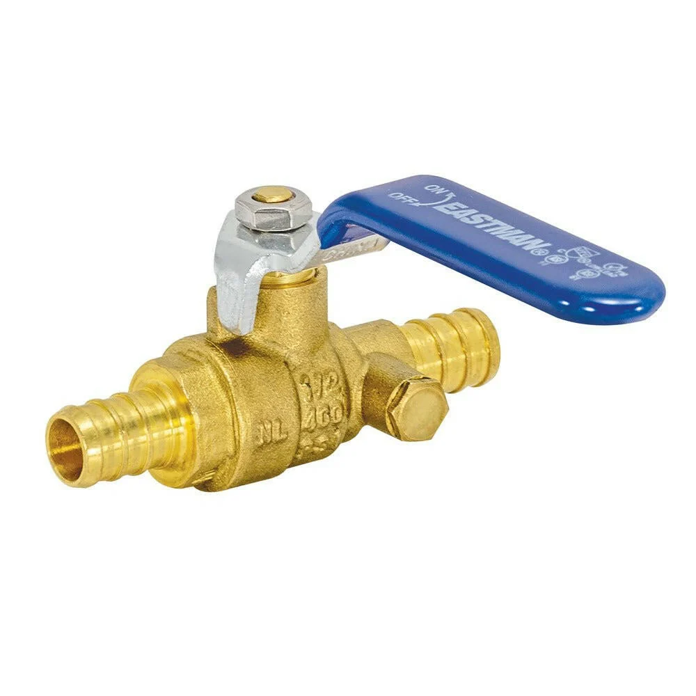 Eastman 1/2 . Crimp PEX Ball Valve Drain