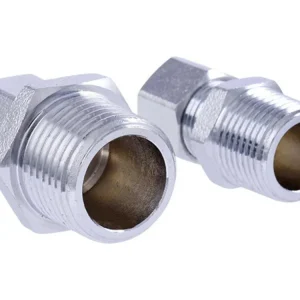 Zelfaanzuigende SharkBite 1/2 . MIP x 3/8 . Compression Adapter & 3/8 . MIP x 3/8 . Compression Adapter (2 Pack)