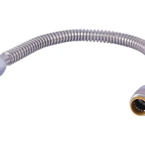 SharkBite Max 3/4 . x 1 . FIP Messing Push Corrugated Water Softener Connector (24 . Length)