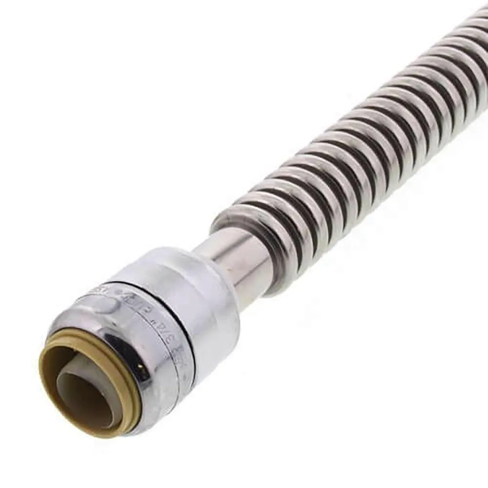 SharkBite Max 3/4 . x 1 . FIP Messing Push Corrugated Water Softener Connector (24 . Length)