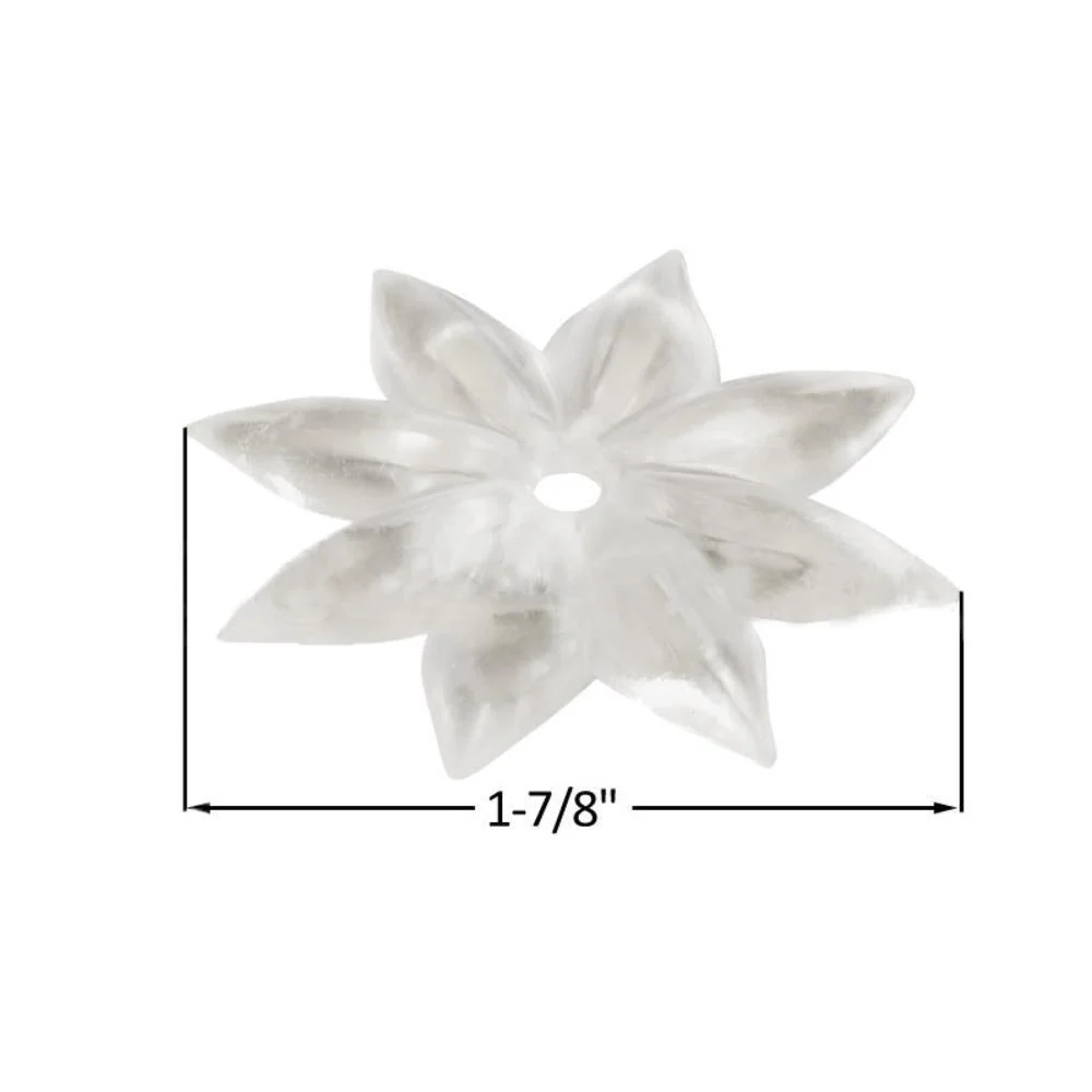 Elegant Plastic Mirror Rosette