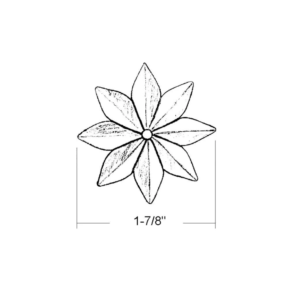 Elegant Plastic Mirror Rosette