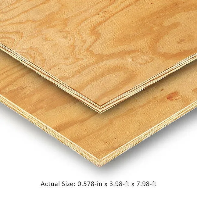Plytanium 1/2- x 4-ft x 8-ft Rated Grenen Plywood Sheathing