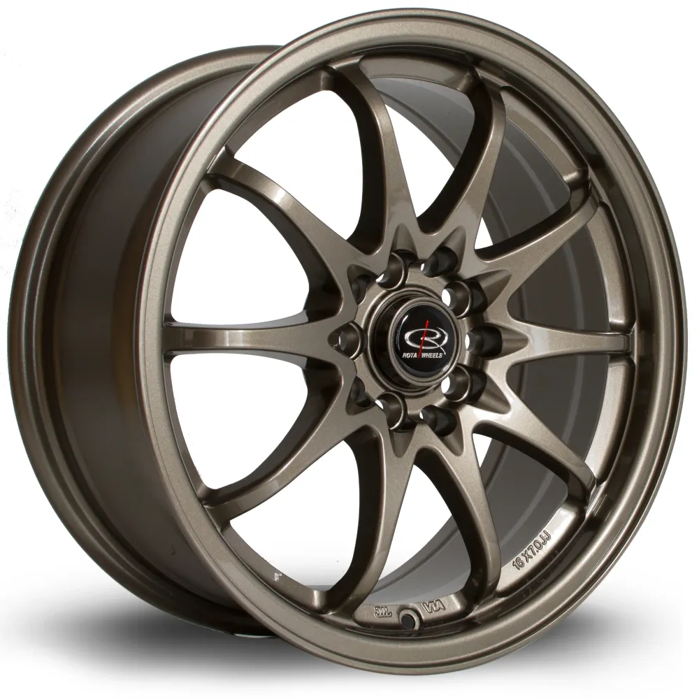 Rota Fighter 16x7" 4x100/114.3 ET40, Bronskleurig