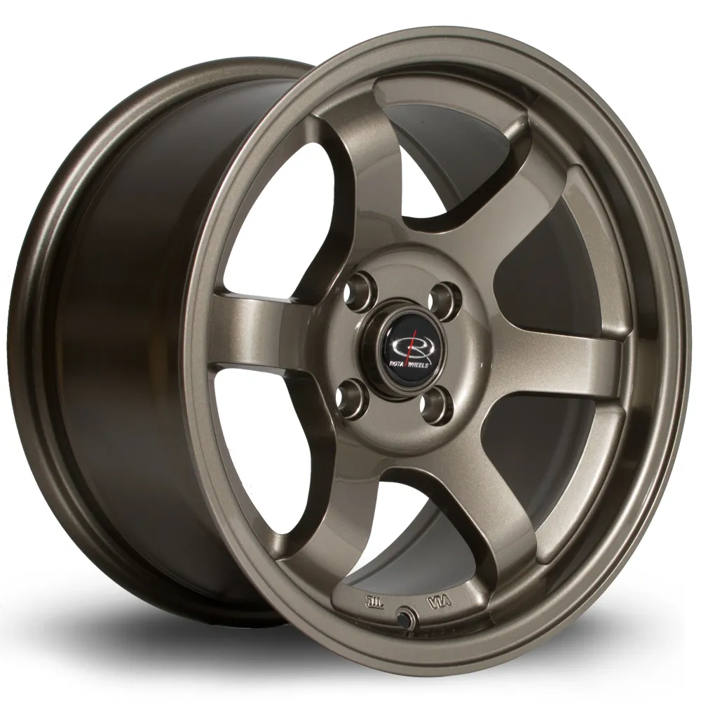 Rota Grid 15x9" 4x100 ET20, Antiek brons