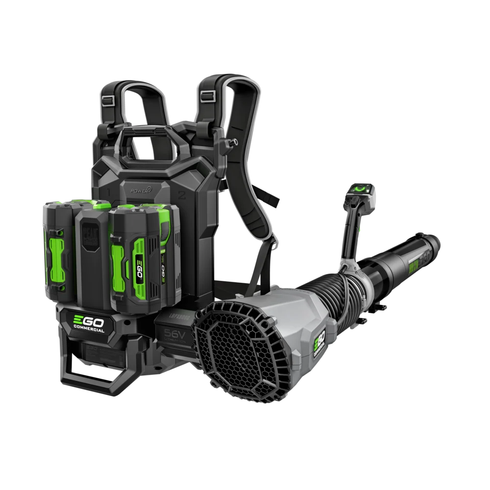 EGO Power+ LBPX8004-2 Commercial Backpack Blower Kit 800 CFM 2x 6Ah Battery & 280W Duaal Port Charger