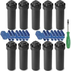 Rain Bird - 5004PC-10PK Part-Circle 4" Pop-up Rotor Nozzle Trees and Rotortool (10 Pack)
