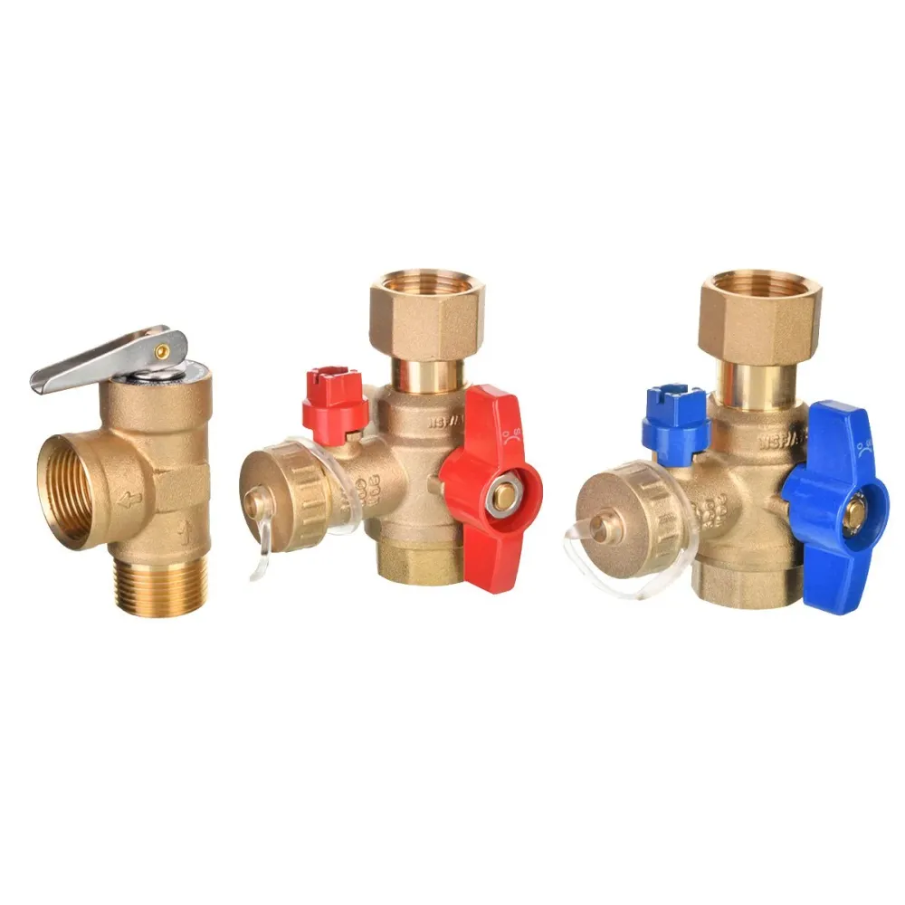 RHEEM RTG20326 Tankless Water Heater Isolation Valve Kit 3/4" Threaded