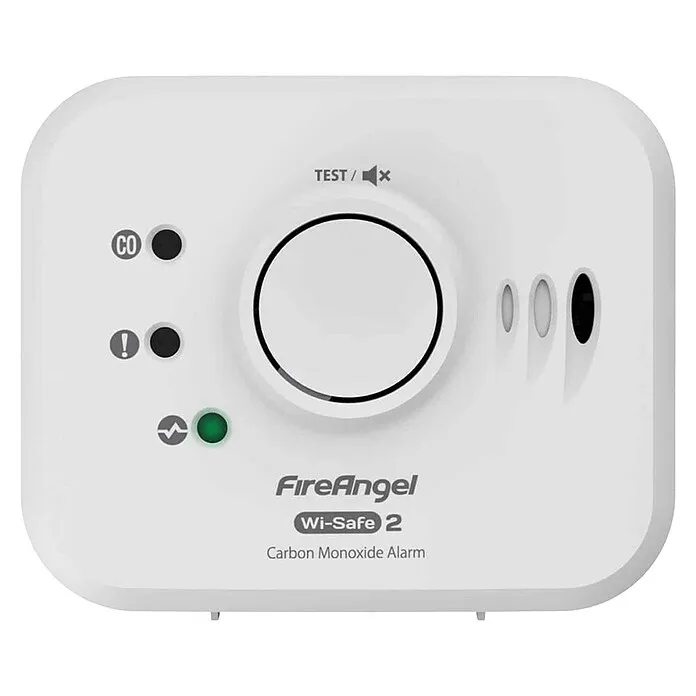 AngelEye Koolmonoxidemelder ZB - l x b x h: 93 x 113,9 x 37,7 mm, Levensduur batterij: 10 jaar met CE-Keurmerk