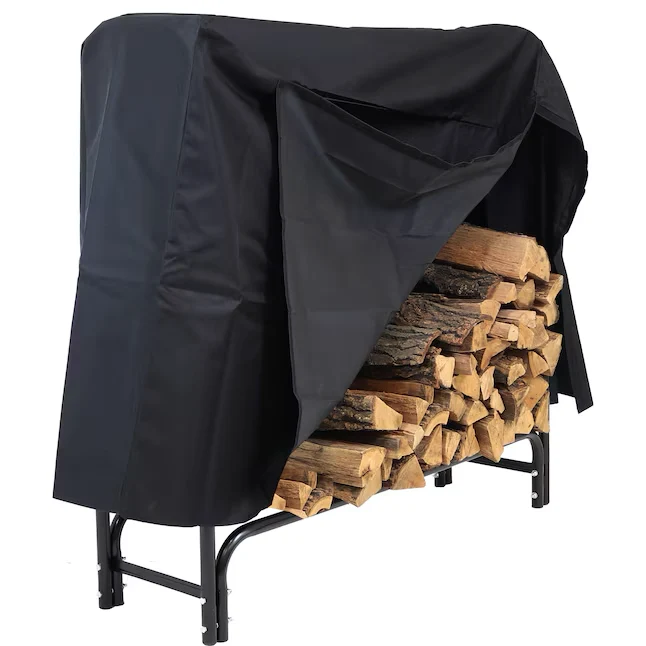 Sunnydaze Decor 48-Inches x 13.5-Inches x 13.50-Inches Staal Full face cord firewood rack