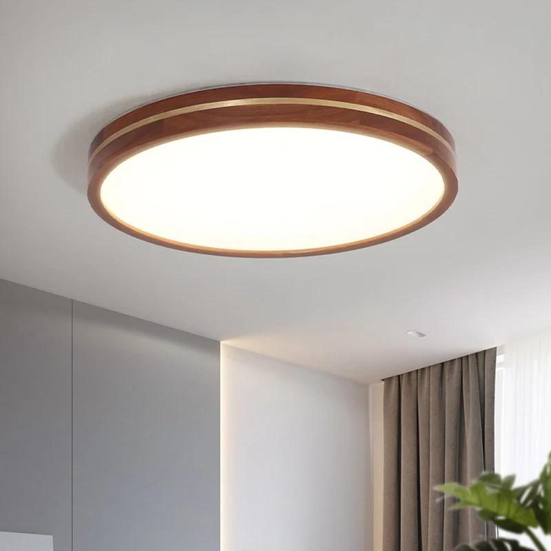 15"/19"/23,5" W hout ronde inbouw hedendaagse LED bruin intens bij plafondlamp met binnenkap van acryl