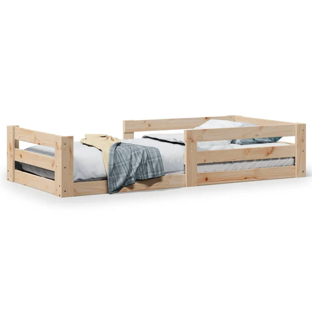 Bedframe zonder matras 80x160 cm massief grenenhout