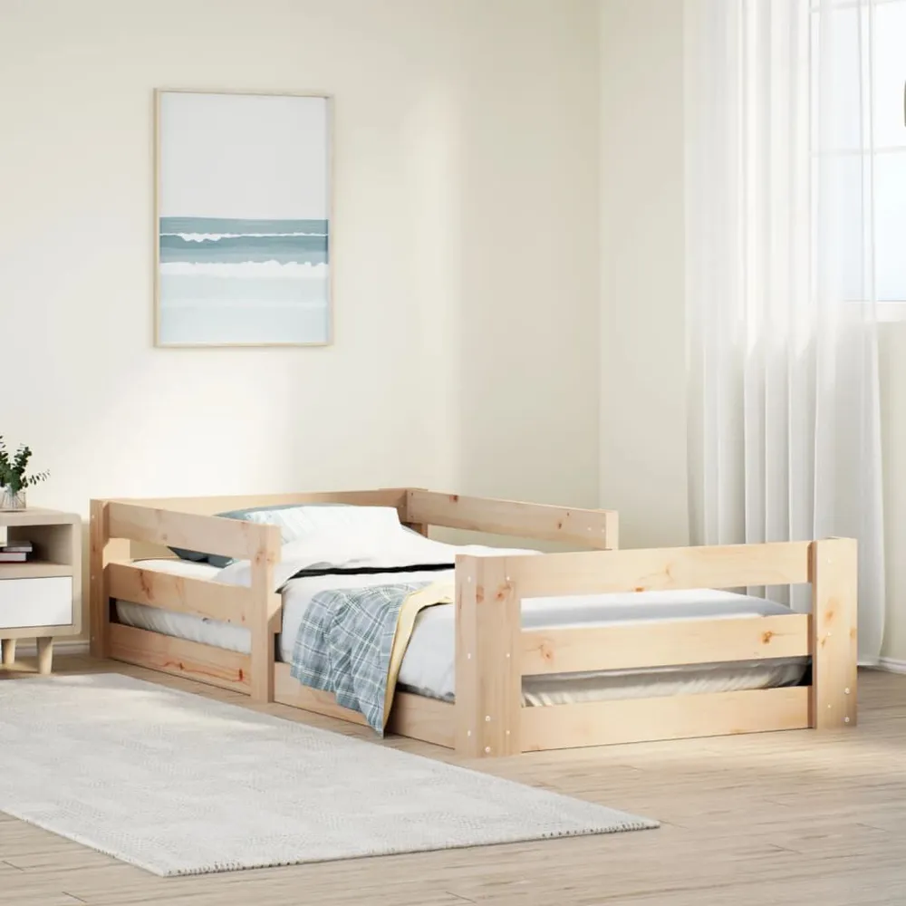 Bedframe zonder matras 80x160 cm massief grenenhout