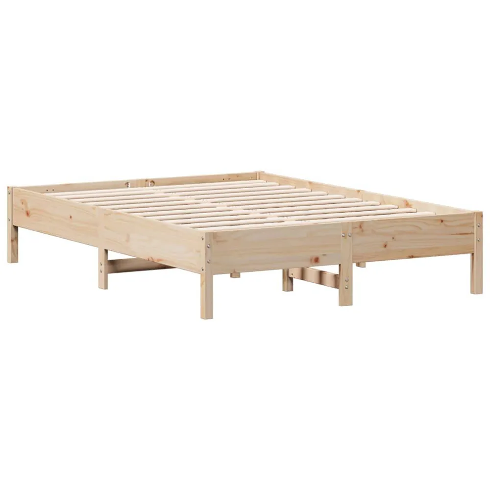 Bedframe zonder matras massief grenenhout 120x190 cm